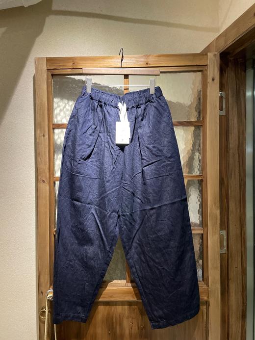 LABORATORY黑色米白深蓝阔腿裤 商品图11