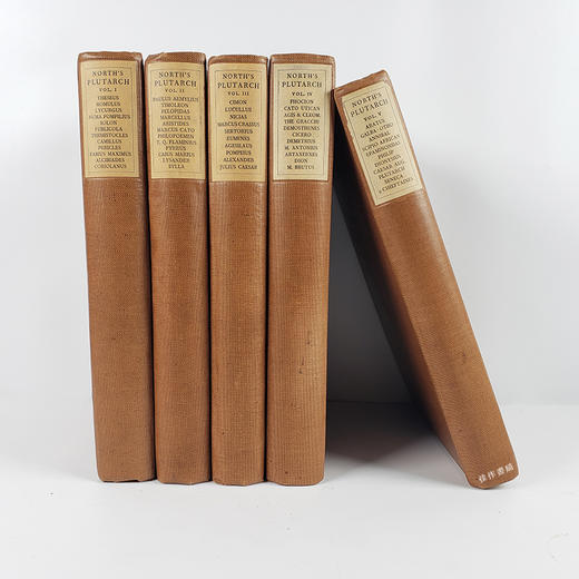 【绝版旧书】North's Plutarch (The Lives of the Noble Grecians and Romanes) - 5 vols/托马斯·诺斯译普鲁塔克《希腊罗马名人传》五卷 商品图0