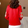 2022短款复古小外套唐装中式绣花上衣女中国风旗袍民族风外套 KQL8098 商品缩略图3
