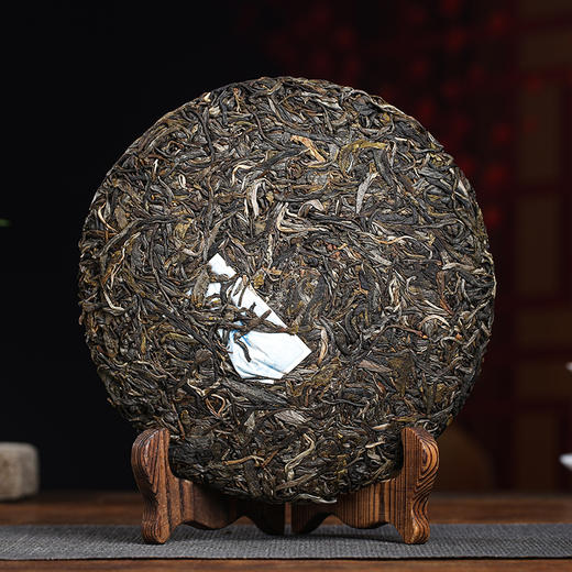 德丰昌印级茶【蓝印·生茶】2021年布朗山茶区普洱生茶357克/饼 商品图2