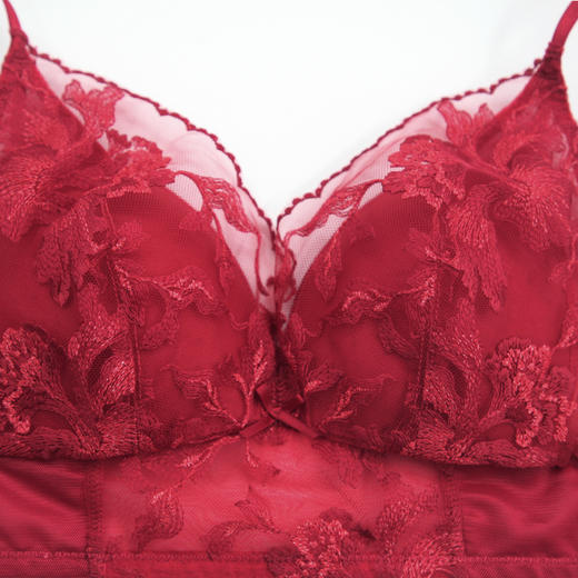 贝佳人新品法式优雅三角杯文胸可外搭舒适百搭无钢圈美背内衣女BW992001 商品图4