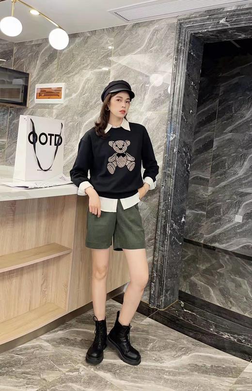 213952#灯芯五分短裤 商品图2