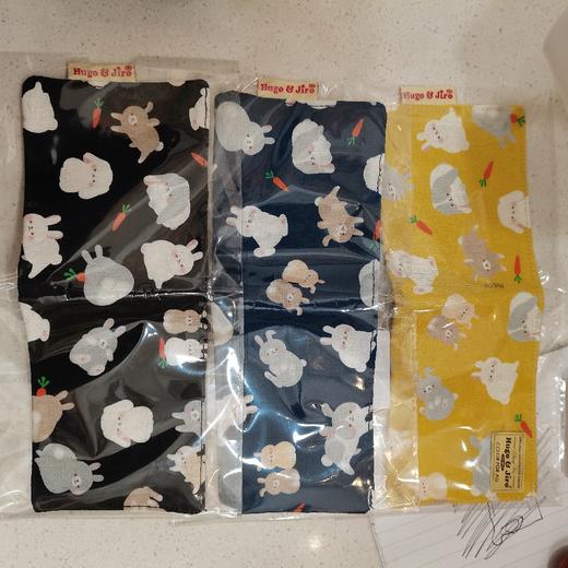 HUJI祤集口罩夹插画胡萝卜兔兔 商品图0