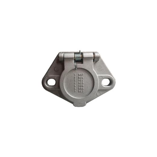 七芯插座ISO1185主挂连接螺旋电源线插座东星DX-80018（B）包邮 商品图0