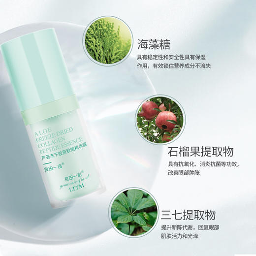 良田一亩芦荟冻干胶原肽眼精华露20g，眼部 商品图1