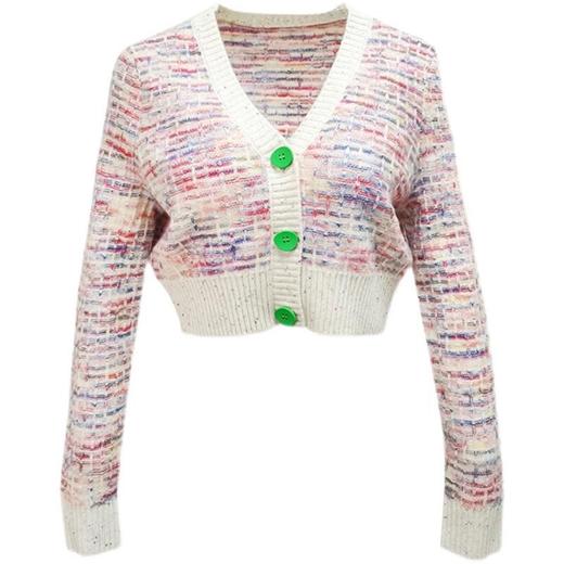 活力彩色羊绒开衫 商品图0