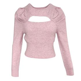 时尚美背羊绒女衫