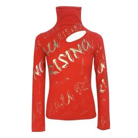 雅致烫银羊绒女衫