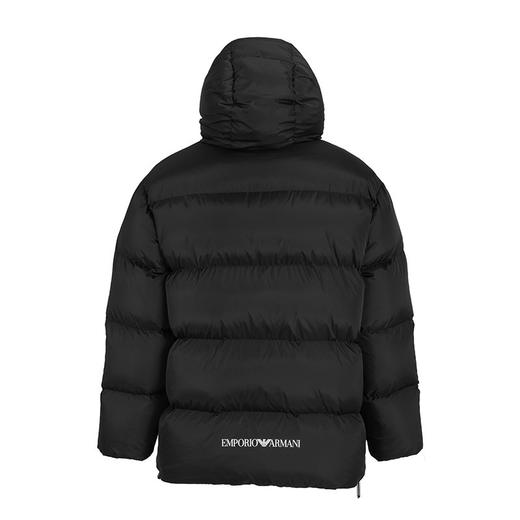 【超惠秒】阿玛尼 EMPORIO ARMANI 男士白鸭绒加厚款羊毛衬里冬季聚保暖带帽羽绒服外套 10395 商品图6