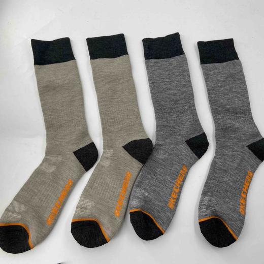 （仅剩女款）Skechers斯凯奇官网同款美利奴coolmax混纺中筒袜 商品图1