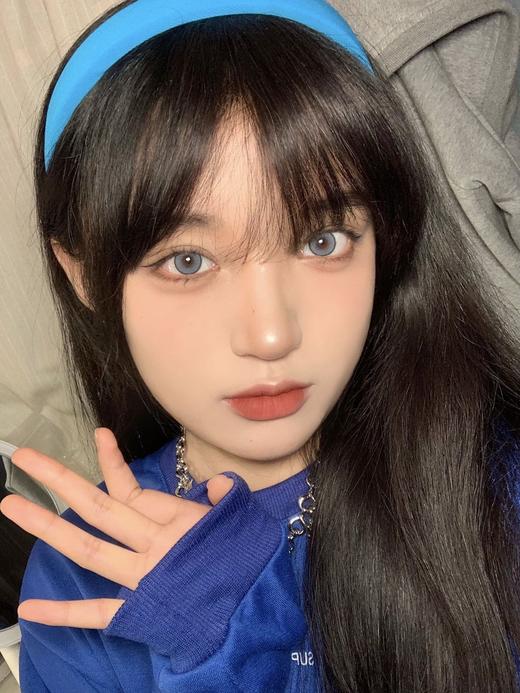 大直径混血丨蓝纹奶酪·Blush girl丨14.5mm（年抛/2片装） 商品图6