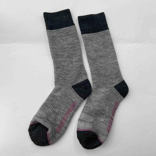 （仅剩女款）Skechers斯凯奇官网同款美利奴coolmax混纺中筒袜 商品图5