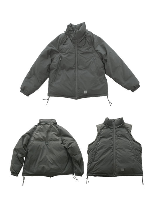 OUTORI/21OUM001/可拆卸立领羽绒马甲外套 商品图0