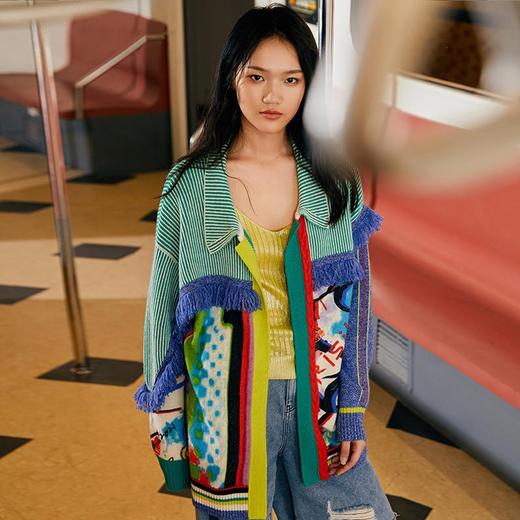 趣味图案羊绒开衫 商品图2