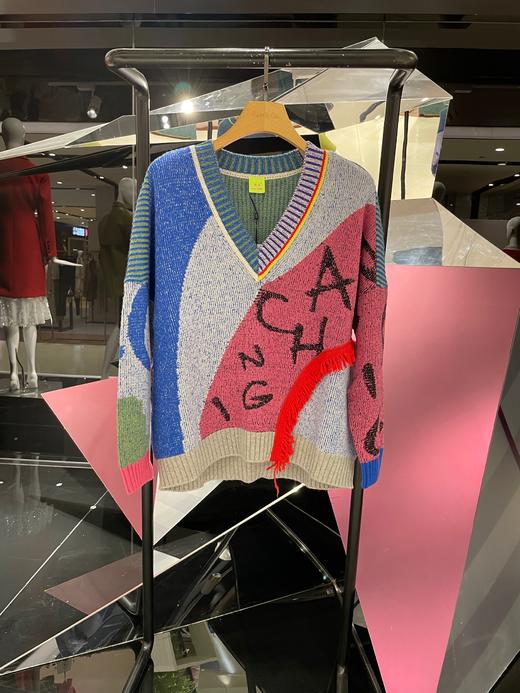 时尚提花羊毛女衫 商品图0