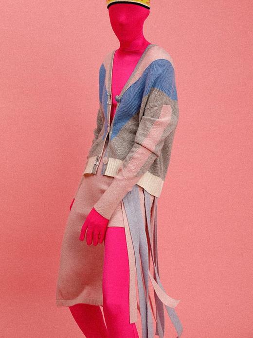 时尚两穿羊绒开衫 商品图4