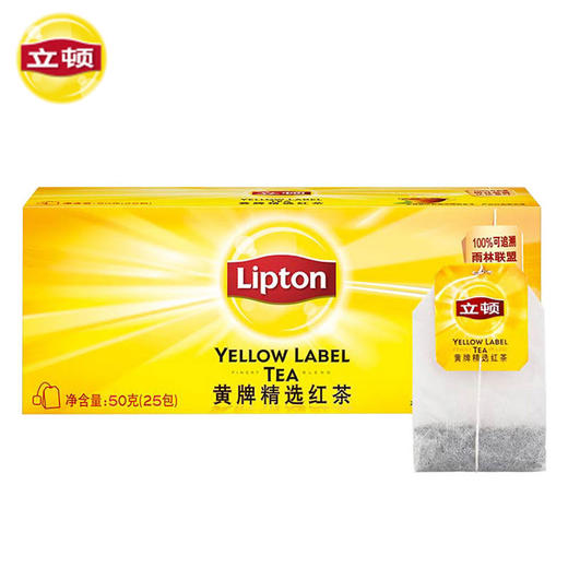 *立顿黄牌精选红茶25包50g 商品图1