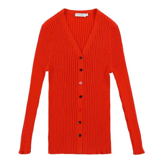 METTE羊绒世家2021年秋冬女士修身长袖打底衫v领羊绒薄款针织衫 商品图7