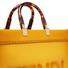 【包税】FENDI/芬迪 21秋冬新款SUNSHINE系列 女士中号黄色小牛皮烫印徽标渐变效果有机玻璃提手配可拆卸肩带手提单肩斜跨包8BH386AF2GF192E 商品缩略图4