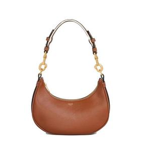 【包税】CELINE/赛琳 21秋冬新款AVA系列 女士黄褐色光滑小牛皮织物配皮肩带手提单肩腋下包198643DGQ.04LU