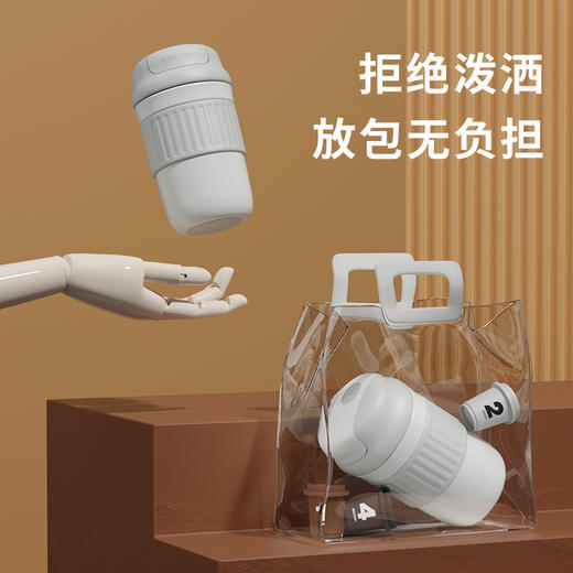 「温暖一冬 随身携带」物生物保温杯女随行咖啡杯子便携316不锈钢冷萃居家日用水杯学生男简约ins餐饮用具 商品图3