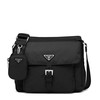 【包税】PRADA/普拉达 21年秋冬新款 女士黑色再生尼龙附可拆卸肩带斜跨单肩包1BD994_RV44_F0002_V_B1M 商品缩略图0