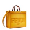 【包税】FENDI/芬迪 21秋冬新款SUNSHINE系列 女士中号黄色小牛皮烫印徽标渐变效果有机玻璃提手配可拆卸肩带手提单肩斜跨包8BH386AF2GF192E 商品缩略图3