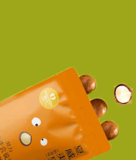 雪白仁零食装夏威夷果108g