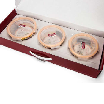 乐扣乐扣（LOCK&LOCK） 耐热玻璃保鲜盒 钣盒密封碗3件套 LLG851S008 商品图3