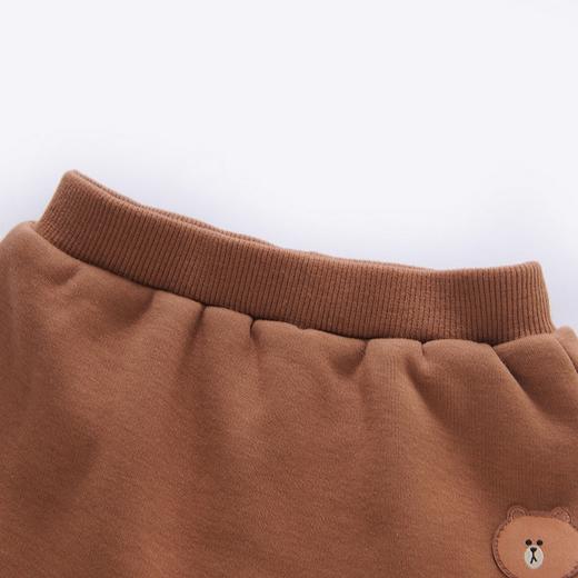 英氏-童衣类（冬）E1连针PP裤奶茶啡100CM 商品图2