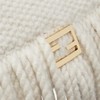 【包税】FENDI/芬迪 2021秋冬新款BAGUETTE系列 女士中号白色羊毛材质FF搭扣翻盖长流苏金色饰面金属配饰可拆卸肩带单肩斜跨手提包8BR600AH98F0VWM 商品缩略图4