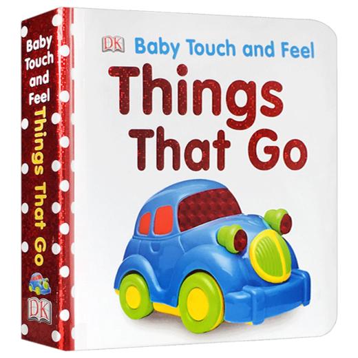 DK宝宝触摸书 交通工具 英文原版绘本 Baby Touch and Feel Things That Go 英文版幼儿英语启蒙纸板书 亲子共读早教进口益智书籍 商品图3