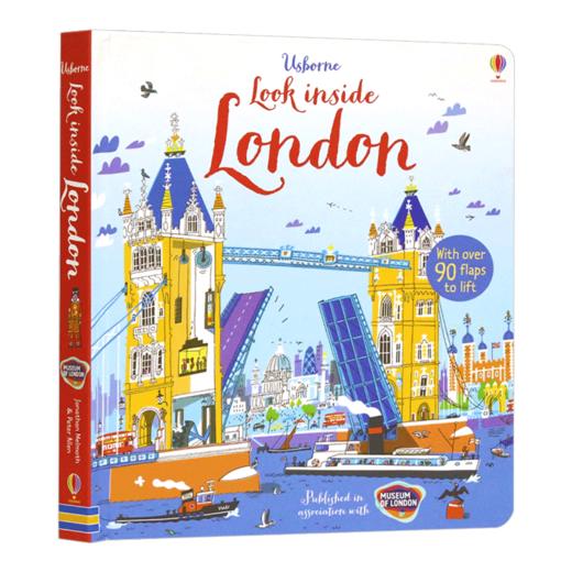 尤斯伯恩看里面系列 伦敦 英文原版 Usborne Look Inside London 英文版儿童英语启蒙读物 纸板书翻翻书 进口原版书籍 商品图3