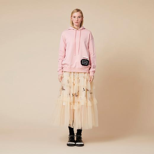 故宫飞虎旗印花粉色卫衣 商品图1