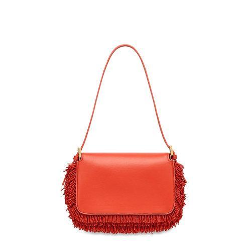 【包税】FENDI/芬迪 2021秋冬新款BAGUETTE 1997系列 女士迷你红色小羊皮饰有刺绣珍珠流苏FF扣环手提单肩包8BS049AGXPF0C3Q 商品图2