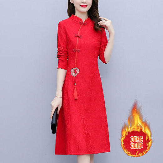 AA LL加绒加厚改良版连衣裙 商品图0