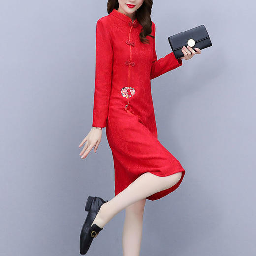 AA LL加绒加厚改良版连衣裙 商品图3