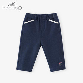 英氏女童裤子宝宝长裤超萌百搭休闲裤22年春秋新品YRKCJ12136A