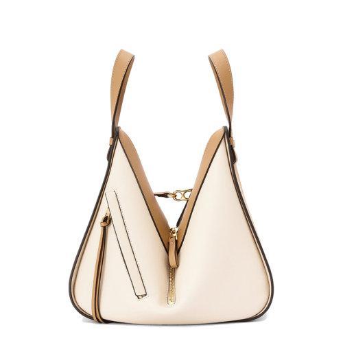 【包税】LOEWE/罗意威 21秋冬新款Hammock系列 女士小号沙色暖沙色经典小牛皮手提单肩吊床包托特包0010644094 商品图2