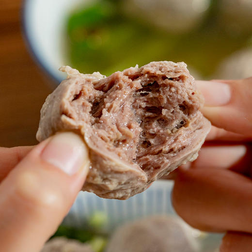 菜菜家牛肉丸/牛筋丸|千锤百打，清水煮都爆汁香浓，筋道爽弹|丸子 商品图1