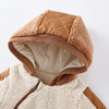 英氏-童衣类（冬）E1连针帽蛤深杏色73CM 商品缩略图2
