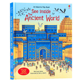 尤斯伯恩看里面系列 古代世界 英文原版 Usborne See Inside the Ancient World 英文版儿童科普百科英语课外读物 纸板翻翻书