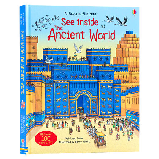 尤斯伯恩看里面系列 古代世界 英文原版 Usborne See Inside the Ancient World 英文版儿童科普百科英语课外读物 纸板翻翻书 商品图0