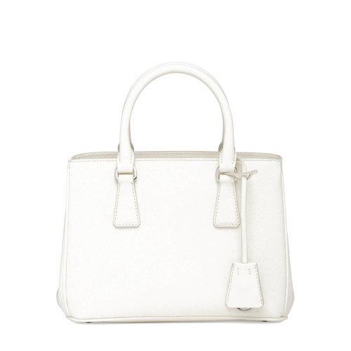 【包税】PRADA/普拉达 21年秋冬新款Galleria系列 女士白色Saffiano皮革附徽标印花可拆卸调节编织肩带手提单肩包1BA296_NZV_F02EO_V_V21 商品图1