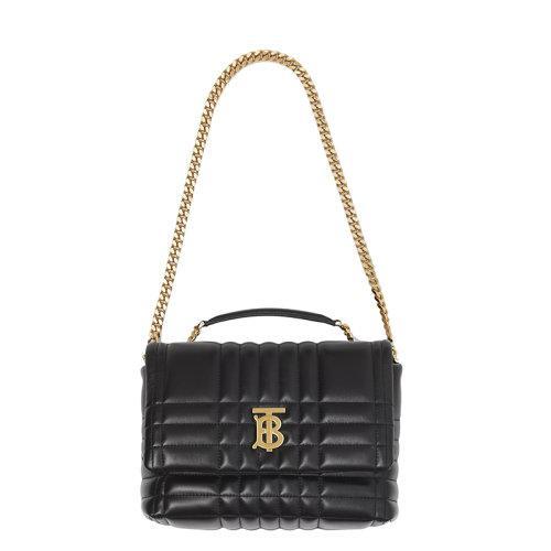 【包税】BURBERRY/博柏利 21秋冬新款Lola系列 女士小号黑色绗缝羊皮革手提斜挎单肩链条包80490501 商品图3