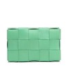 【包税】Bottega Veneta/葆蝶家 22春夏新款CASSETTE系列 女士泉水绿色小羊皮双面正交编织单肩斜挎豆腐包578004VMAY13801 商品缩略图3