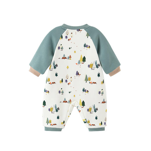 英氏-童衣类（冬）E1英针长蛤米白80CM 商品图1