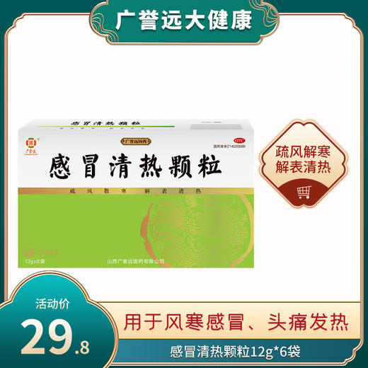 感冒清热颗粒12g*6袋 商品图0