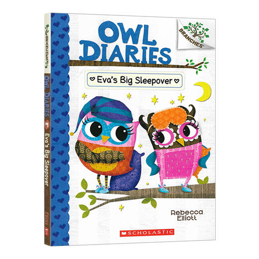 猫头鹰日记9 伊娃的通宵派对 英文原版 Owl Diaries #9 Eva's Big Sleepover 学乐大树系列 商品图0