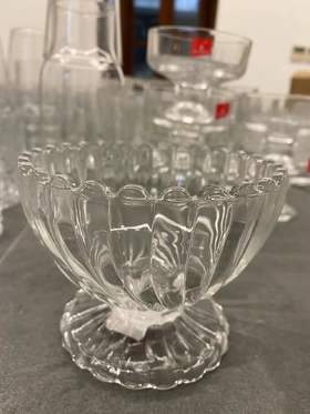 【已绝版】高脚花形冰淇淋杯